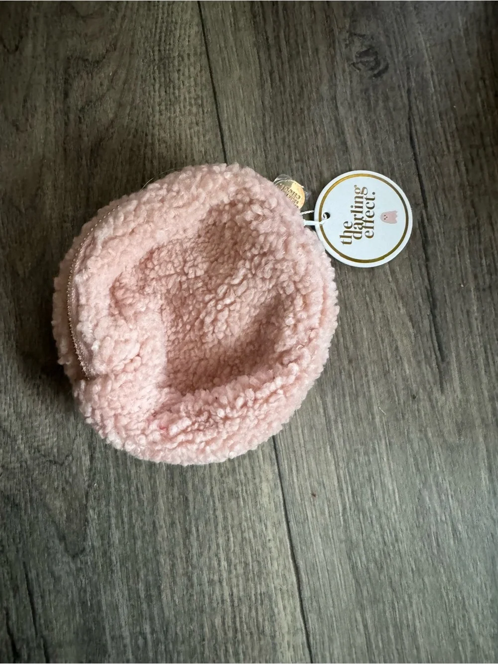 Pink Plush Ghost Coin Pouch